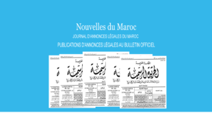 Publication Annonce légale Bulletin Officiel